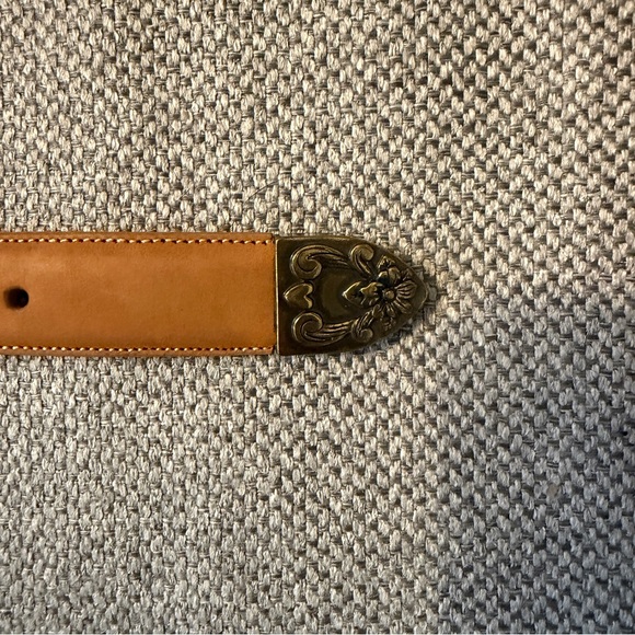 Brighton Tan Leather Belt - Picture 3 of 5